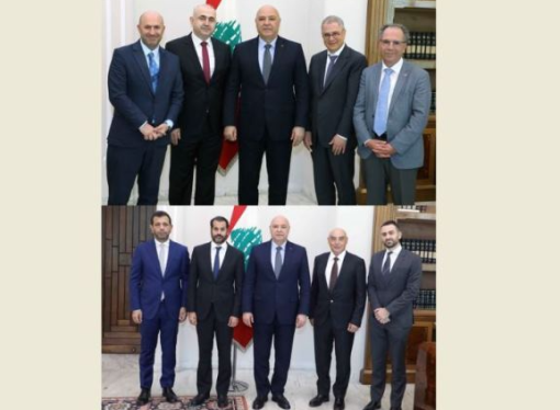 الرئيس عون استقبل رئيس الجامعة اللبنانية واطباء مكرمين ووفد نقابة مستوردي الادوية