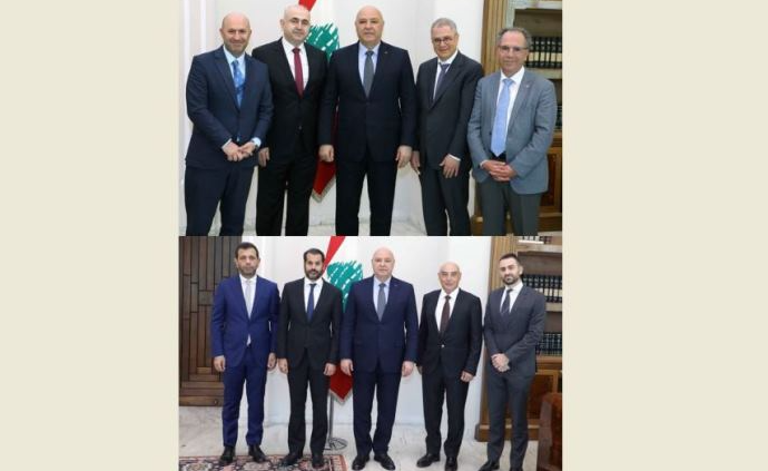 الرئيس عون استقبل رئيس الجامعة اللبنانية واطباء مكرمين ووفد نقابة مستوردي الادوية