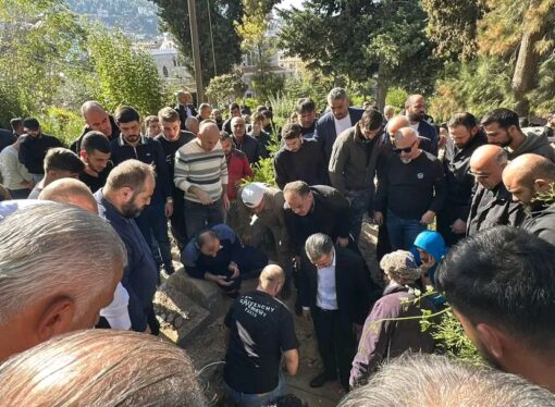 الضنية: تشيع المرحوم ” الحاج سعد ابراهيم حسين شاكر الصمد ” بمأتم مهيب في بلدة بخعون