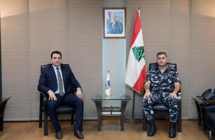 النائب مطر يزور اللواء عبد الله: عمل دؤوب لحفظ الأمن والاستقرار