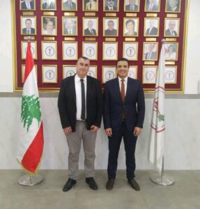 النائب ايهاب مطر في زياره إلى نقيب أطباء الأسنان الدكتور ميلاد ديب